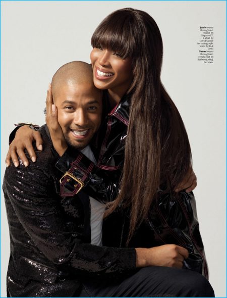 Jussie Smollett Naomi Campbell 2016 Attitude Photo Shoot