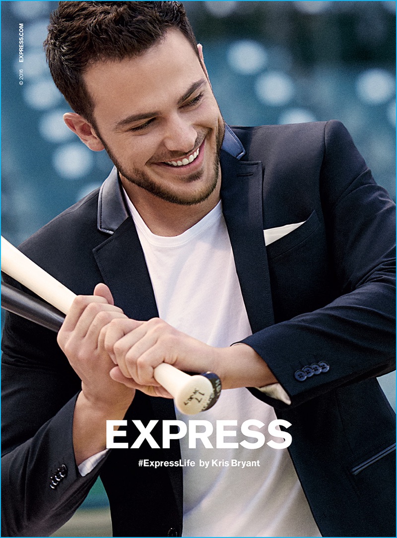 Kris Bryant 2016 Express Fall/Winter Campaign