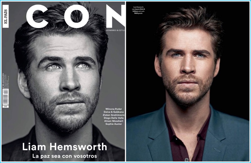 Liam Hemsworth Icon El Pais Cover Shoot 2016