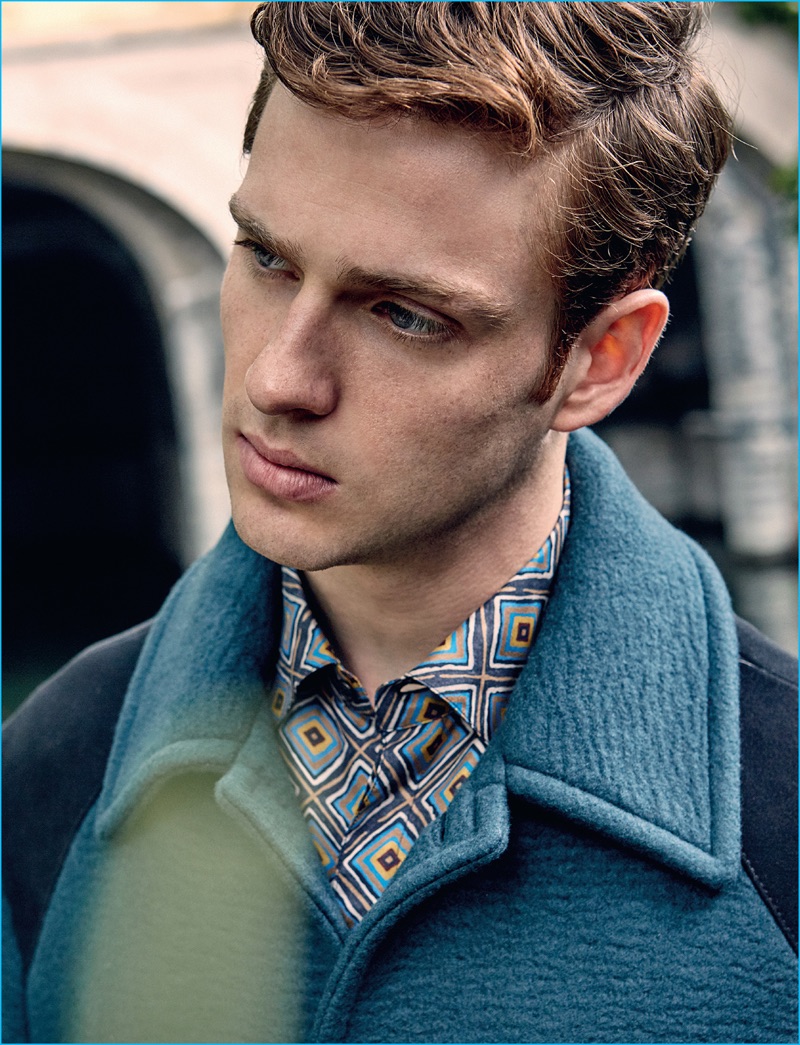 Lucas Mascarini takes on the season in a look from Italian fashion house Salvatore Ferragamo.