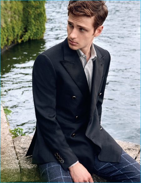 Less is More: Lucas Mascarini Dons Elegant Tailoring for Lifestyle ...