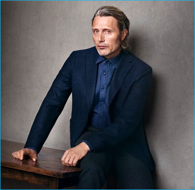 Mads Mikkelsen fronts Marc O'Polo's fall-winter 2016 campaign.