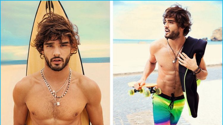 Marlon Teixeira Embraces Surfer Style for Mormaii