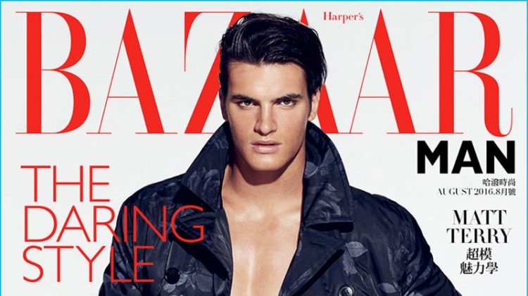 Matthew Terry Rocks Fall Fashions for Harper’s Bazaar Man Taiwan Cover Shoot