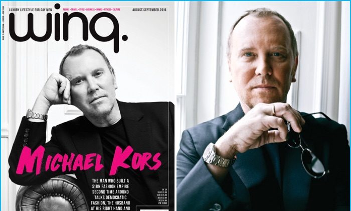 Michael Kors Covers Winq Magazine, Talks Accessible Fashion