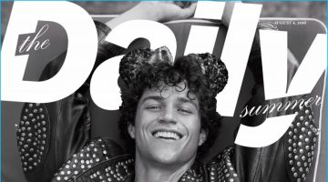 Miles McMillan Soaks in the Sun for The Daily Beach Cover Shoot Miles McMillan Soaks in the Sun for The Daily Beach Cover Shoot