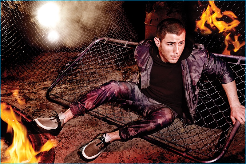 Nick Jonas stars in Creative Recreation's fall-winter 2016 campaign.