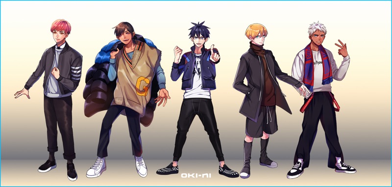 Oki-ni  takes inspiration from Pokémon Go, delivering stylish avatars for fall-winter 2016.