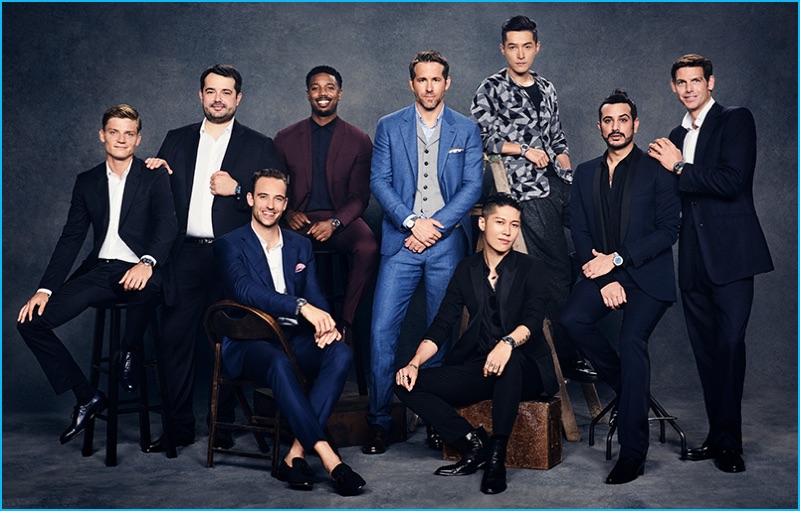 Game Changers: David Goffin, Jean-François Piège, Joel Dicker, Michael B. Jordan, Ryan Reynolds, Miyavi, Hu Ge, Mohammed Sultan Al Habtoor, and Malcolm Borwick photographed for Piaget.