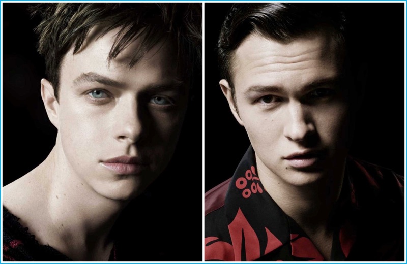 Actors Dane DeHaan and Ansel Elgort for Prada L'Homme Fragrance Campaign