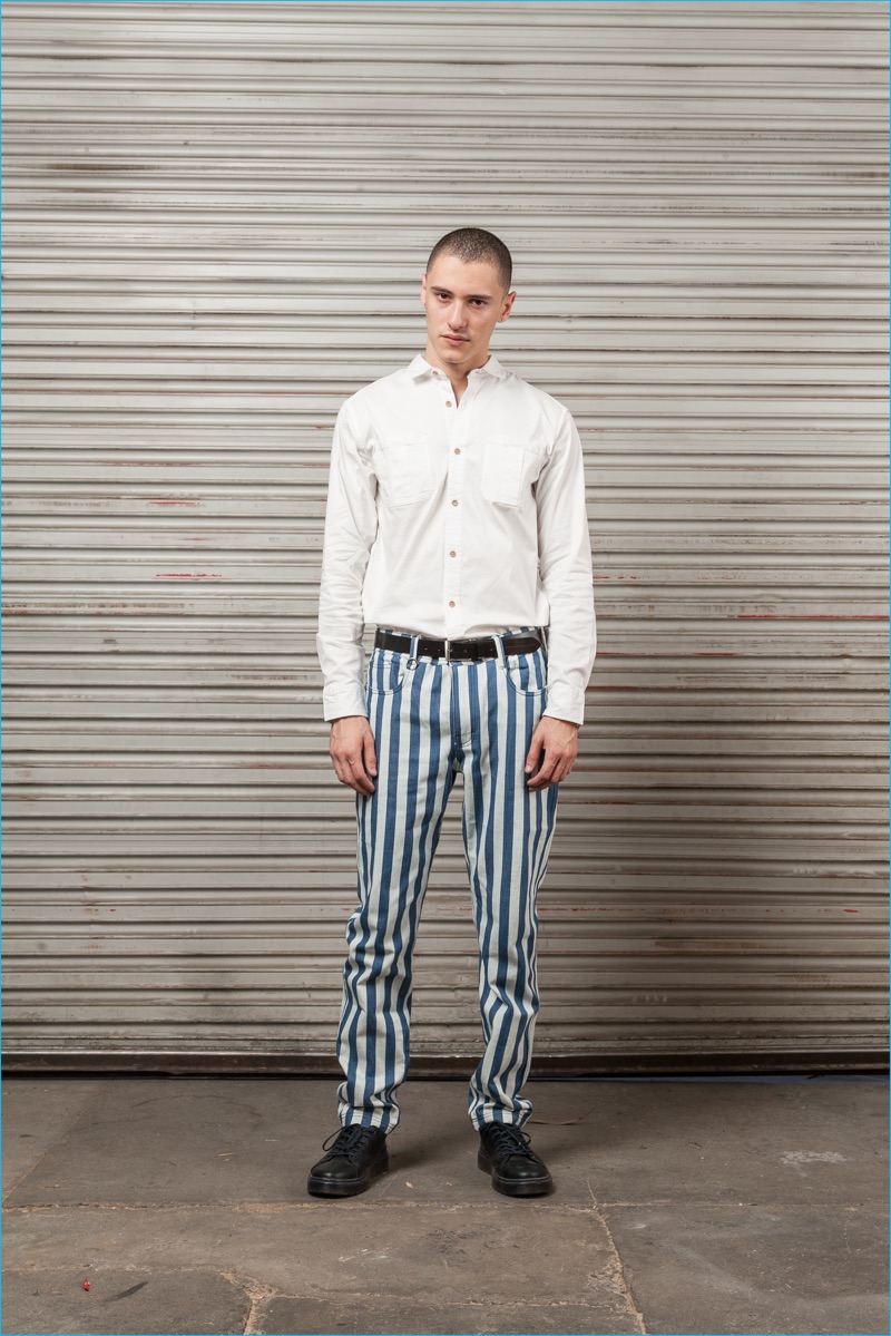 Publish Brand packs a stylish punch with its striped pants.