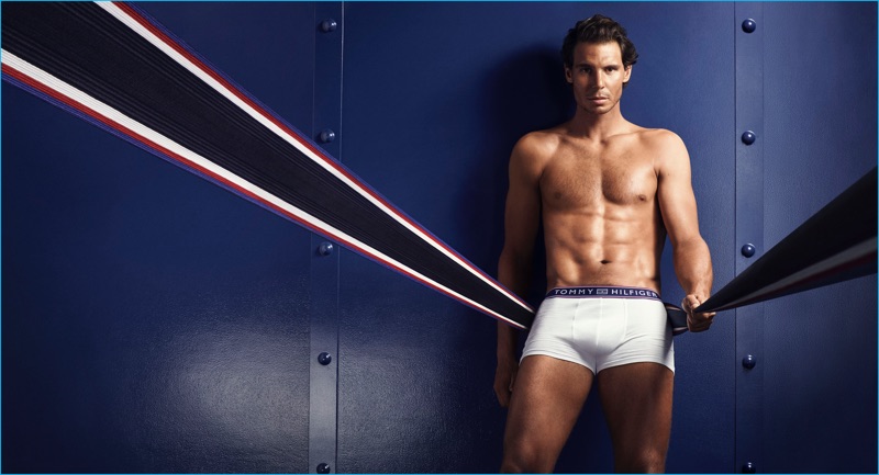 Rafael Nadal fronts Tommy Hilfiger's fall-winter 2016 underwear campaign.