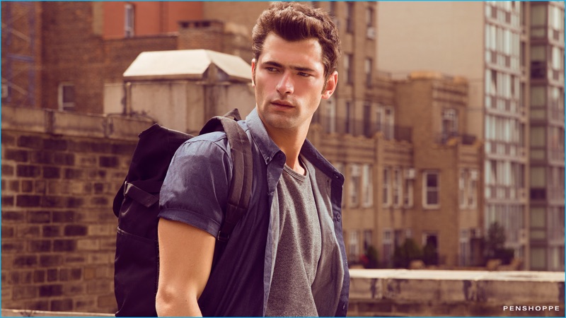 Sean O'Pry sports relaxed styles for Penshoppe's pre-holiday 2016 campaign.