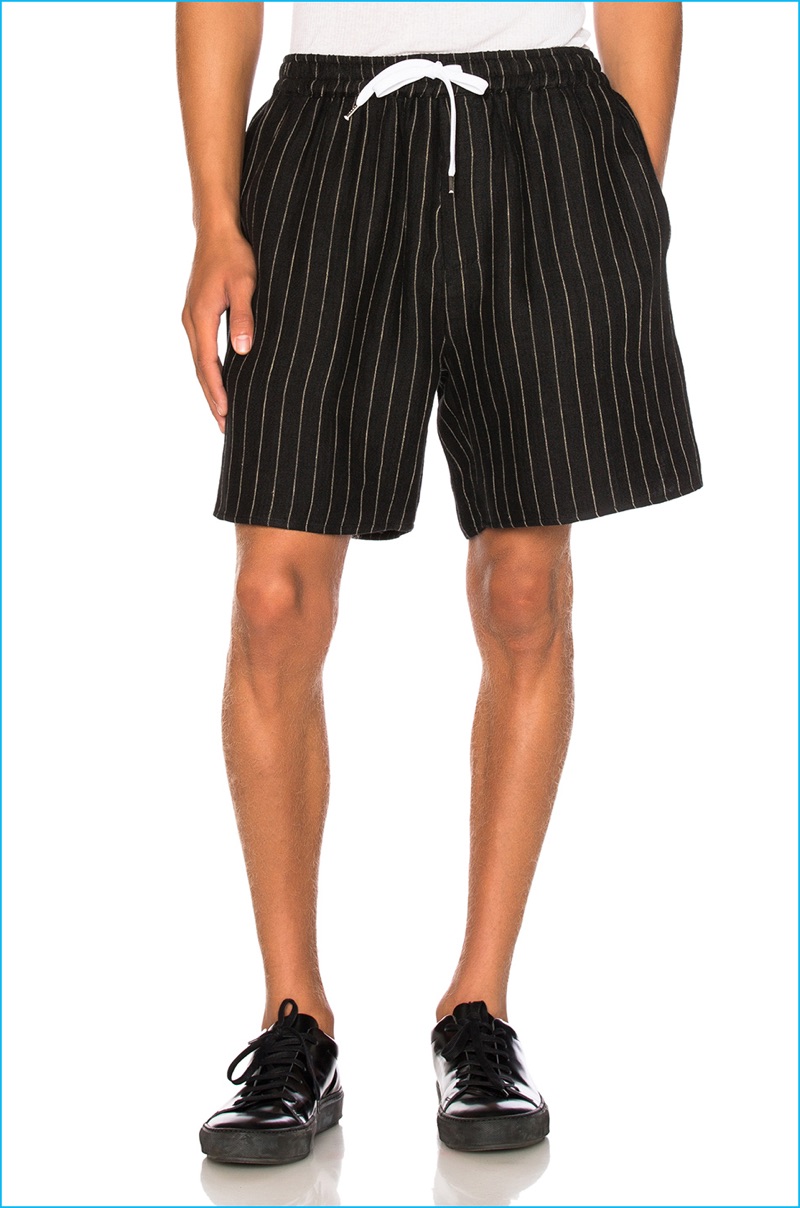Second/Layer Striped Boxer Shorts