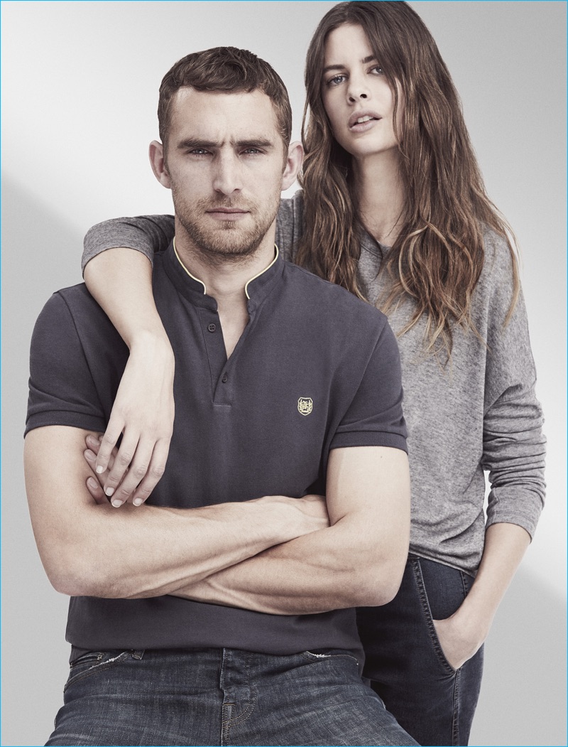 Couple Will and Chloe Chalker for The Kooples' fall-winter 2016 campaign.