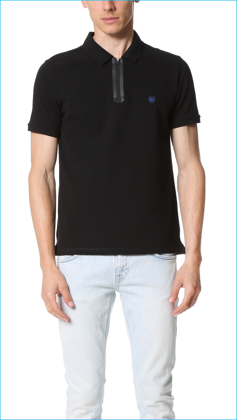 The Kooples Zip Polo Shirt