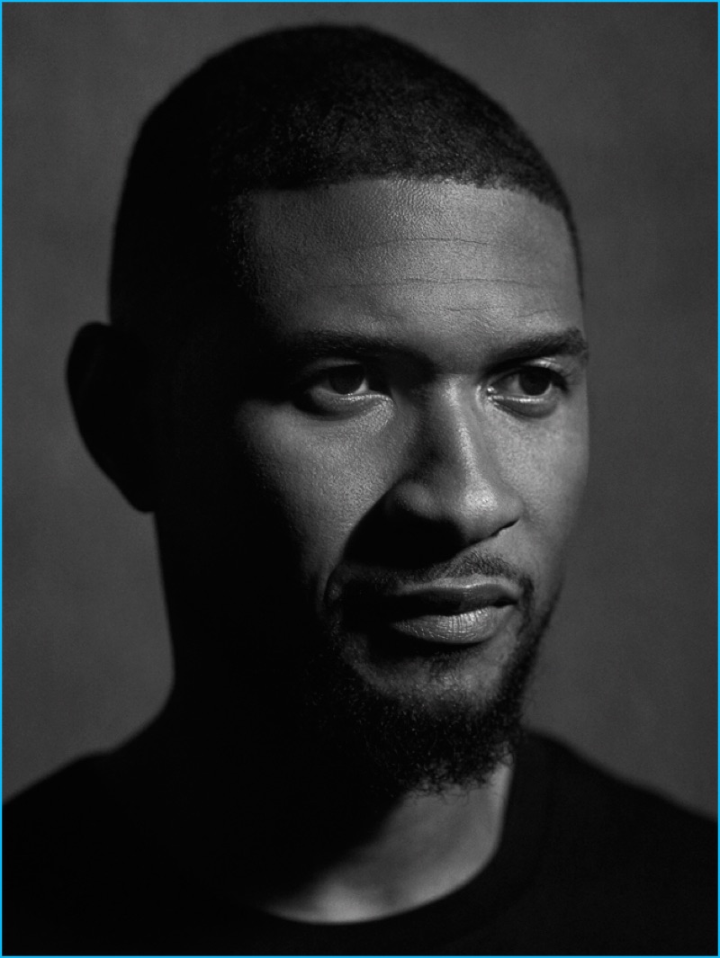 Usher photographed by Zackery Michael for Flaunt magazine.