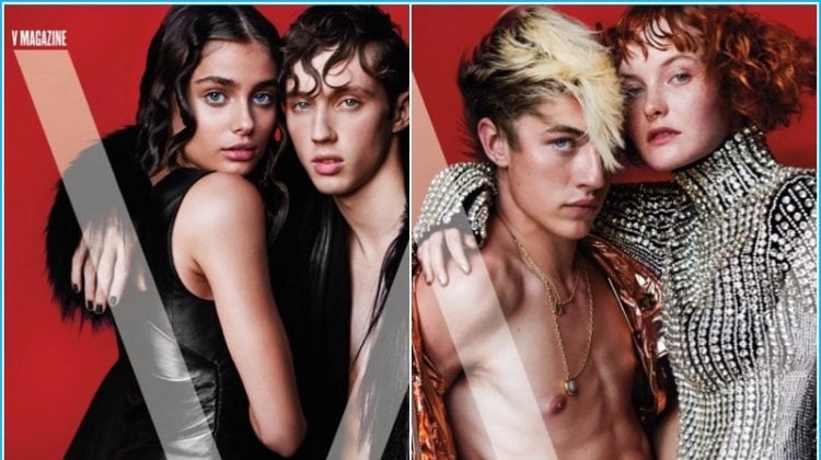 Lucky Blue Smith & Troye Sivan Cover V’s Music Issue