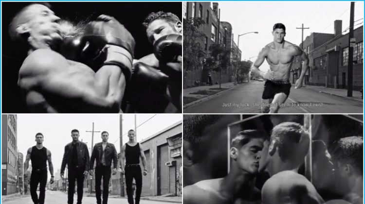 18 GIFs from Versace's Dylan Blue Fragrance Campaign Video