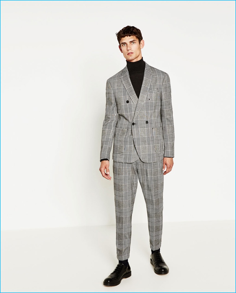 zara gray suit