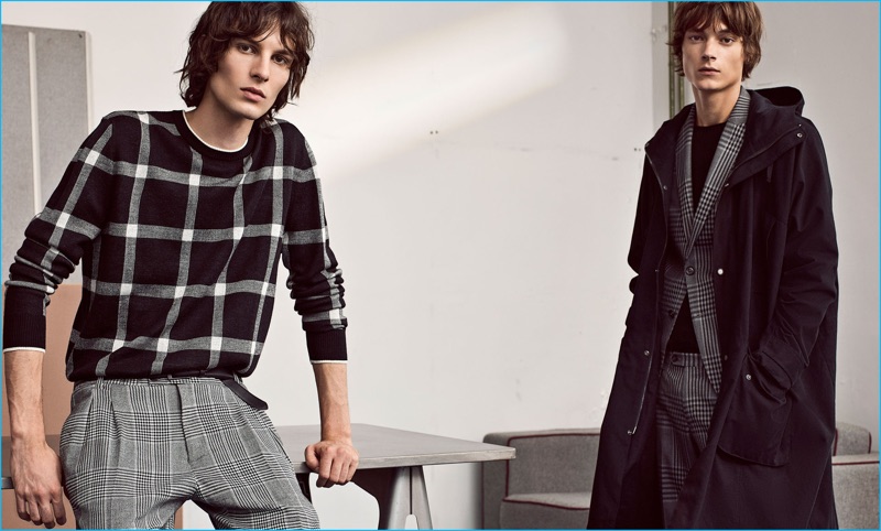 Zara Man doubles down on checks with knits and suiting for the season.