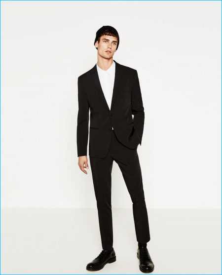 Zara Man 2016 Suit Black