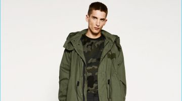 Zara Man Commits to Modern Military Style Zara Man Commits to Modern Military Style