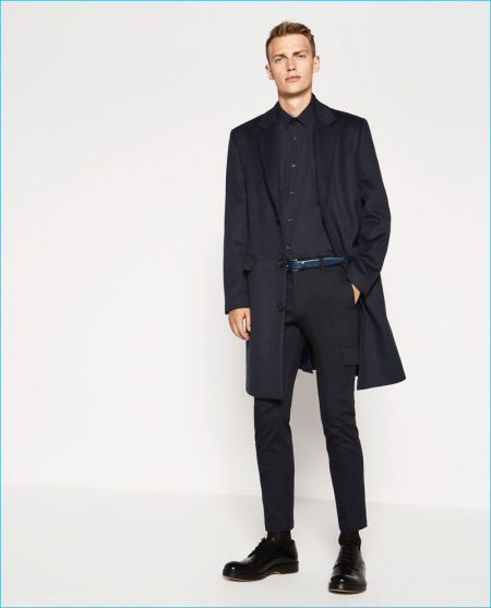 Zara Man Single Breasted Coat