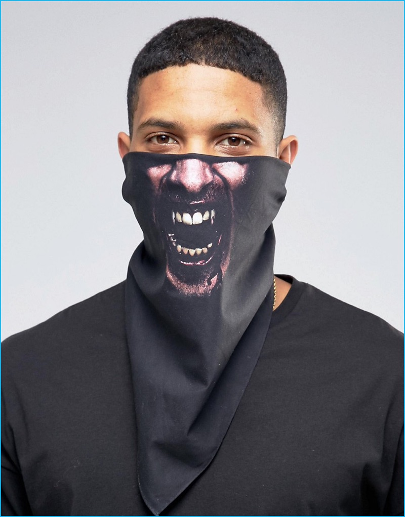 ASOS Halloween Vampire Mouth Bandana