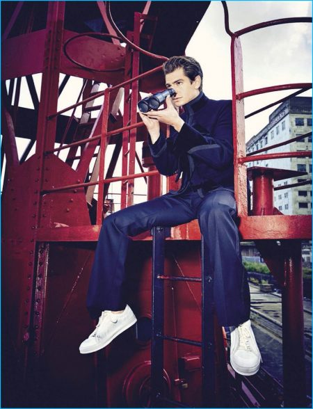 Andrew Garfield Heads to Venice for L'Uomo Vogue Cover Shoot