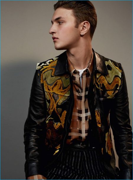 Anwar Hadid 2016 Editorial Vogue Hommes Paris 009