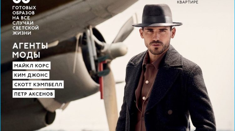 Arthur Kulkov Channels 40s Style for GQ Style Russia Cover Shoot