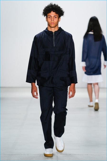 Band of Outsiders 2017 Spring Summer Mens Runway Collection 005