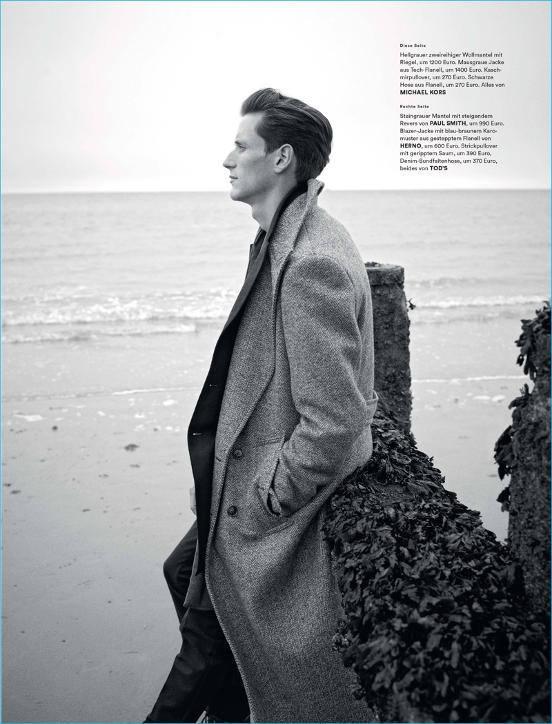 Bastiaan Ninaber photographed by David Goldman for Men's Health Germany Best Fashion.