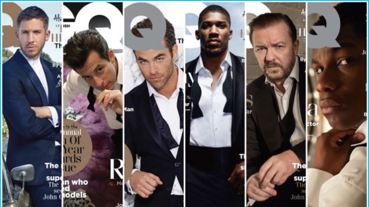 British GQ Men of the Year 2016 Covers
