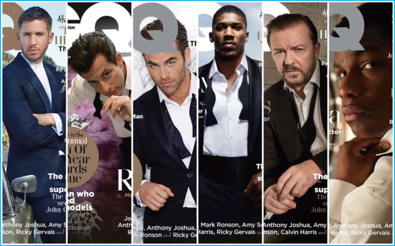 British GQ 2016 Men of the Year Covers