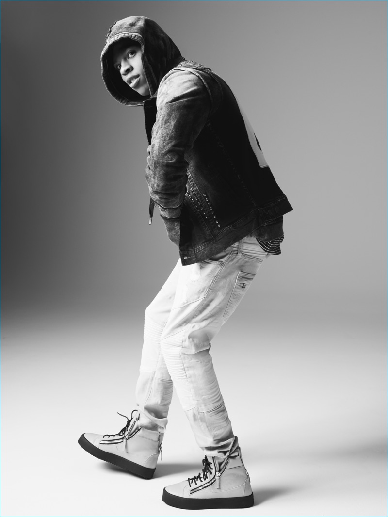 Bryshere Y. Gray photographed by Jai Odell for True Religion's This is True campaign.