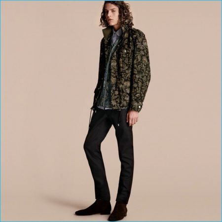 Burberry 2016 Mens Runway Collection Floral Field Jacket