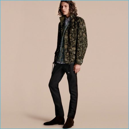 Burberry 2016 Mens Runway Collection Floral Field Jacket