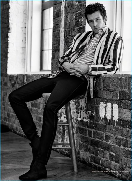 Callum Turner 2016 Burberry Esquire Korea Cover Photo Shoot 004