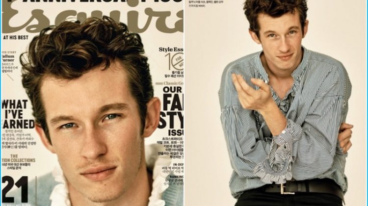 Callum Turner 2016 Esquire Korea Cover Photo Shoot