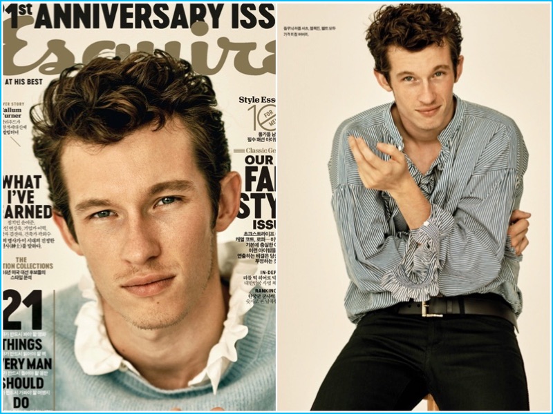 Callum Turner 2016 Esquire Korea Cover Photo Shoot