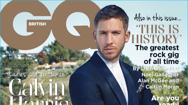 Calvin Harris 2016 British GQ Cover