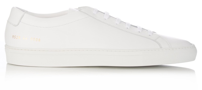 Common Projects Original Achilles Low Top White Leather Sneakers
