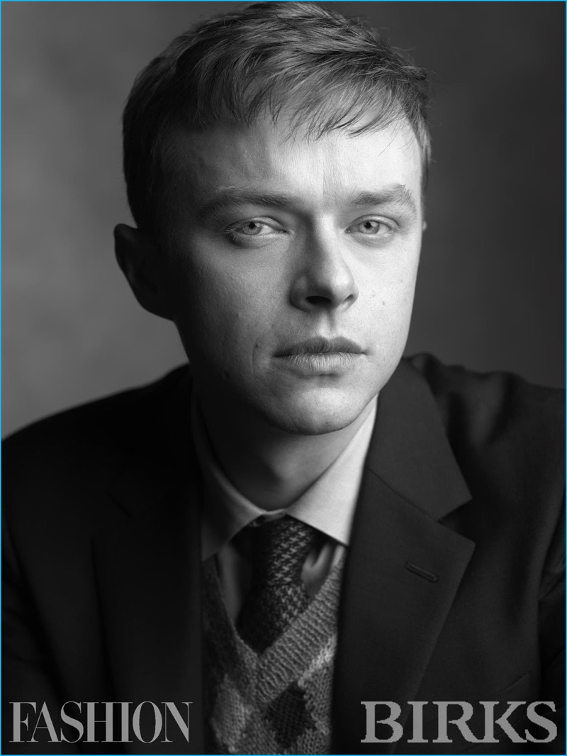 September 2016: Photographed by Shalan and Paul, Dane DeHaan sits for a photo at BIRKS Portrait Studio during the celebration of the premiere of Two Lovers and a Bear.