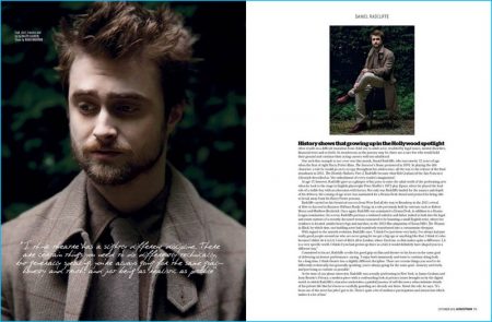 Daniel Radcliffe Covers August Man, Talks Staying Grounded