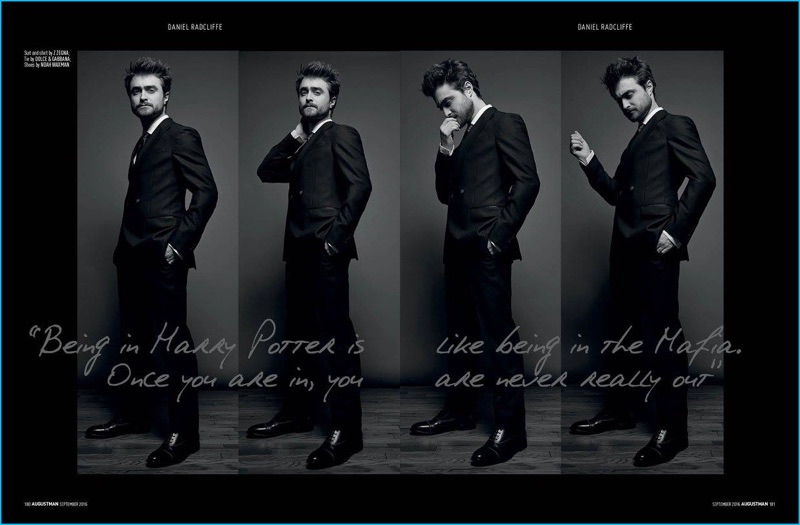 Daniel Radcliffe suits up in Z Zegna for his August Man Malaysia photo shoot.