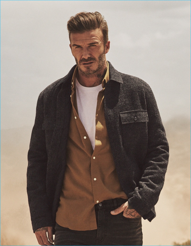 David Beckham fronts H&M's fall-winter 2016 Modern Essentials campaign.