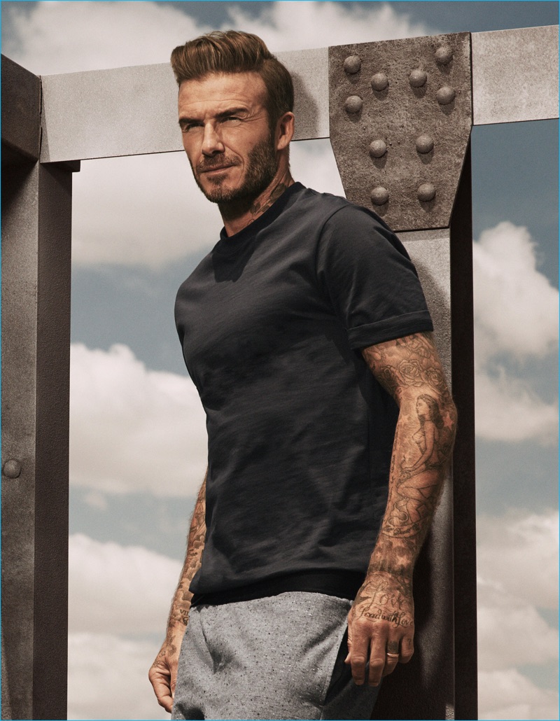 David Beckham fronts the fall-winter 2016 campaign of David Beckham Bodywear for H&M.