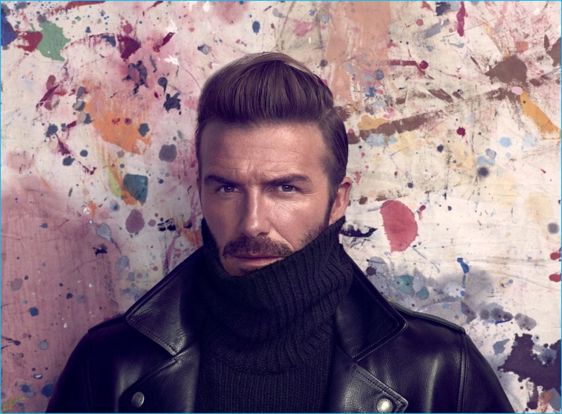 David Beckham poses for the pages of Madame Figaro.